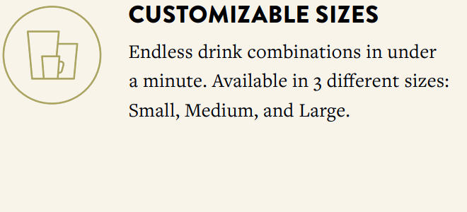 CUSTOMIZABLE SIZES CUSTOMIZABLE SIZES