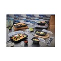 Food Containers & Lids | Pactiv Corp. YCNV12X9PPDL 11.75 in. x 8.75 in. x 0.98 in. EarthChoice Entree2Go Takeout Container Vented Lid - Plastic, Clear (200/Carton) image number 3