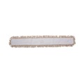 Mop Heads | Boardwalk BWK1360 60 in. x 5 in. Hygrade Cotton Industrial Dust Mop Head - White image number 1