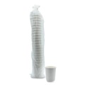 Cups | Boardwalk BWKDW8HCUP 8 oz. Double-Walled Paper Hot Cups - White (500/Carton) image number 1