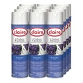 Air Fresheners & Odor Eliminators | Claire CL191 10 oz. Aerosol Spray Aerosol Air Freshener and Deodorizer - Lavender (1/Carton) image number 2