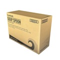 Disposable Spoons | Boardwalk BWKSOUPBLPPIW Mediumweight Wrapped Polypropylene Plastic Soup Spoon Cutlery - Black (1000/Carton) image number 2
