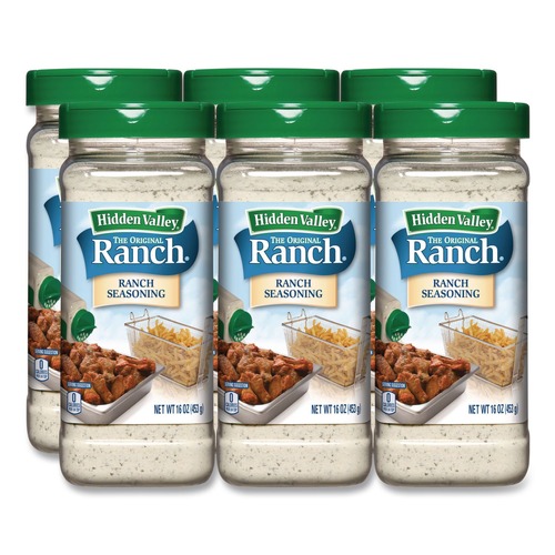 Breakroom Condiments | Clorox 21177 16 oz. Bottle The Original Ranch Dry Seasoning - Original Ranch (6/Carton) image number 0