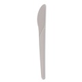 Disposable Knives | Eco-Products EP-S011 6 in. Plantware Compostable Knife Cutlery - Pearl White (1000/Carton) image number 0