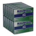 Paper Wraps | Dixie RW106 10 in. x 10.75 in. Rite-Wrap Dry Wax Lightweight Deli Paper (12 Packs/Carton) image number 1