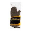 Oven Mitts, Pan Grabbers & Pot Holders | San Jamar 800FG17 17 in. WebGuard Plus Fabric Bestguard Oven Mitt - Tan (1-Pair) image number 1