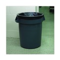Low-Density Trash Bags | Boardwalk H6036HBK 30 in. x 36 in. 30 gal. 0.65 mil Linear Low Density Industrial Flat Pack Can Liners - Black (200/Carton) image number 3