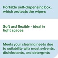 Cleaning Cloths & Wipes | Tork 192483 15 in. x 15 in. 1-Ply Low-Lint Cleaning Cloth - Blue (4 Boxes/Carton) image number 5