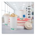 Cups | SOLO 316PLA-PLANET 16 oz Compostable Paper Hot Cups - White/Green (1000/Carton) image number 5