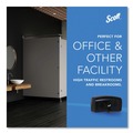 Toilet Tissue Dispensers | Scott 09608 Essential 20 in. x 6 in. x 11 in. Coreless Twin Jumbo Roll Tissue Dispenser - Black image number 9