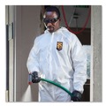 Cleaning Cloths & Wipes | Ansell KCC 44326 A40 Elastic-Cuff Ankle Hooded Coveralls - Triple Extra Large, White (25/Carton) image number 3