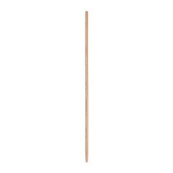 Boardwalk BWK124 1-1/8 in. x 54 in. Tapered End Lacquered Hardwood Broom Handle - Natural
