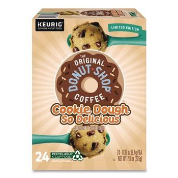 The Original Donut Shop 5000366665 0.3 oz K-Cups - Cookie Dough So Delicious (24/Box)