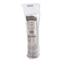 Cup Lids | Dart 626TP PETE Plastic Flat Cold Cup Lids Fits 12 oz. to 24 oz. Cups - Clear (1000/Carton) image number 2