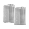 Food Containers & Lids | Dart CH64DEF ClearPac SafeSeal 8.1 in. x 7.8 in. x 3.3 in. Tamper-Resistant/Evident Containers - Clear (200/Carton) image number 3