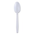 Disposable Spoons | Boardwalk BWKTSHWPPWIW Heavyweight Wrapped Polypropylene Teaspoon Cutlery - White (1000/Carton) image number 1