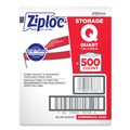 Resealable Bags | Ziploc 364899 1 Quart Ziploc Storage Bags (500/Carton) image number 3