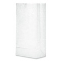 Grocery Bags | Ross & Wallace Paper Products 120308500PK/BL 6 in. x 3.88 in. x 12.5 in. #8 Size Grocery Paper Bags - White (500/Bundle) image number 1
