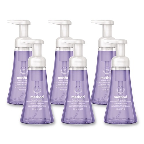 Hand Soaps | Method 383154 10 oz. Foaming Hand Wash - French Lavender Scent (6/Carton) image number 0