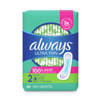  | Always 59874 Super Long 10 Hour Ultra Thin Pads (6/Carton)