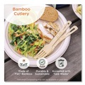 Disposable Forks | World Centric FO-BB-67 6.7 in. Bamboo Cutlery Fork - Natural (2000/Carton) image number 2