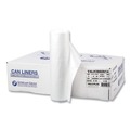 High-Density Trash Bags | Inteplast Group VALH3860N14 High-Density 60 Gallon 38 in. x 58 in. Commercial Can Liners - Clear (200/Carton) image number 2