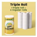 Perforated Roll & Hand Towels | Bounty 80811697 Essentials Select-A-Size Kitchen Roll Paper Towels, 2-Ply, 5.9 x 11, White, 162 Sheets/Triple Roll, 12 Rolls/Carton image number 6