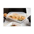 Food Containers & Lids | Pactiv Corp. NC838 Newspring VERSAtainer 5 x 7.25 x 2.63 24 oz Plastic Microwavable Containers - White/Clear (150/Carton) image number 2