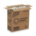Cup Lids | Dixie 9538DX 8 oz. Drink-Thru Hot Drink Cup Lids - White (1000/Carton) image number 3