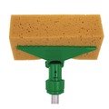 Sponges | Unger UNGSP010 3.75 in. x 8.5 in. x 2.75 in. Fixi-Clamp Sponge - Yellow image number 1