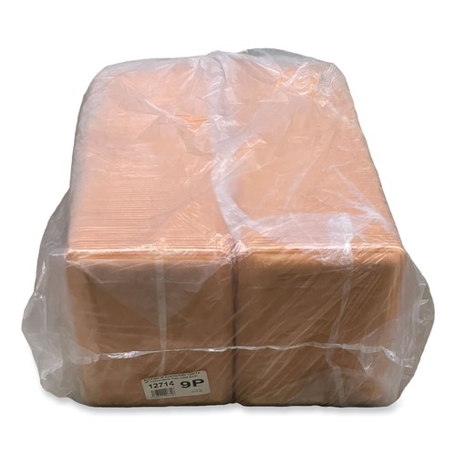 Food Containers & Lids | GEN 9PYEL 12.25 in. x 9.25 in. x 0.62 in. #9P Meat Trays - Yellow (200/Carton) image number 0