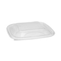 Food Containers & Lids | Pactiv Corp. SACLD07 EarthChoice Recycled PET Lid for 24 - 32 oz. Container Bases - Clear (300/Carton) image number 3