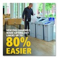 Indoor Waste Receptacles | Rubbermaid Commercial 2171557 Slim Jim 33 gal 1-Stream Mixed Resin Recycling Station - Gray image number 6
