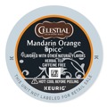 Coffee - Caffeinated | Celestial Seasonings 5000330011 Mandarin Orange Spice Herb Tea K-Cups (24/Box) image number 1