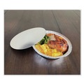 Food Containers & Lids | Boardwalk BWKROUND7FLID 7 in. Flat Paper Lids Aluminum Round for To-Go Containers - Silver (500/Carton) image number 3