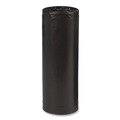 Low-Density Trash Bags | Earthsense Commercial 1507100 33 in. x 39 in. 33-Gallon 1.25 mil. Linear Low Density Recycled Can Liners - Black (100/Carton) image number 3