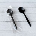 Disposable Spoons | Boardwalk BWKSOUPBLHVY Heavyweight Polypropylene Soup Spoon Cutlery - Black (1000/Carton) image number 4