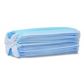 Face Masks | Boardwalk MS2000BX 3-Ply General Use Face Mask - Blue (50/Box) image number 3