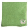 Cleaning Cloths & Wipes | Unger MF400 16 in. x 15 in. SmartColor Microfiber MicroWipes - Green (10/Pack) image number 0