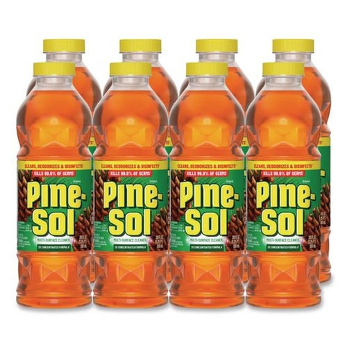 Disinfecting & Cleaning Solutions | Pine-Sol 60149CT 20 oz. Bottle Multi-Surface Concentrated Disinfectant Cleaner - Pine Scent (8/Carton) image number 0