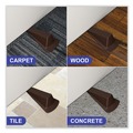 Doorstops | Master Caster 00964 Giant Foot 3.5 in. W x 6.75 in. D x 2 in. H No-Slip Rubber Wedge Doorstop - Brown image number 6