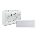 Perforated Roll & Hand Towels | Livi VPG 43513 9.45 in. x 9.06 in. 1-Ply Multifold Towel - White (1-Carton) image number 3