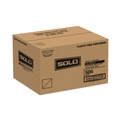 Cup Lids | SOLO SDL58-0090 5 oz-8 oz SoloServe Dome Cup Plastic Lids - Clear (1000/Carton) image number 1
