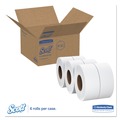 Toilet Tissues | Scott 07827 Essential 3.55 in. x 2000 ft. 2-Ply Septic Safe JRT Extra Long Bathroom Tissue - White (6 Rolls/Carton) image number 2