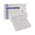 High-Density Trash Bags | Boardwalk Z4824RNKR01 10 Gallon 6 mic 24 in. x 23 in. Perforated Roll High-Density Can Liners - Natural (50 Bags/Roll, 20 Rolls/Carton) image number 3