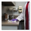 Cleaning Cloths & Wipes | Kimtech 06070 W4 PreSat 1-Ply 9 in. x 11 in. 70% IPA Alcohol Wipers - White (10/Carton) image number 5