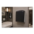 Towel Dispensers | GEN DT34002ESD 11 in. x 4.5 in. x 14 in. Folded Towel Dispenser - Smoke (1/Carton) image number 2