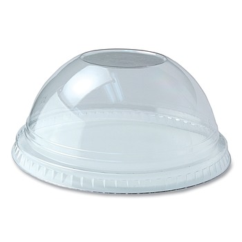 Fabri-Kal 000000000009508058 Kal-Clear/Nexclear Drink Cup Lids, Fits 5 oz to 24 oz Cups - Clear (1,000/Carton)