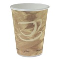 Cups | SOLO 412MSN-0029 12 oz. Printed Mistique Polycoated Hot Paper Cups - Brown (1000/Carton) image number 1