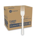 Disposable Forks | Dixie DUSSCF7 SmartStock Fork Tri-Tower Dispensing System Cutlery - Natural (960/Carton) image number 0
